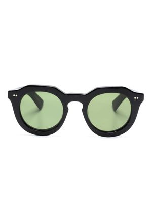 Lesca lunettes de soleil Toro à monture ronde - Noir