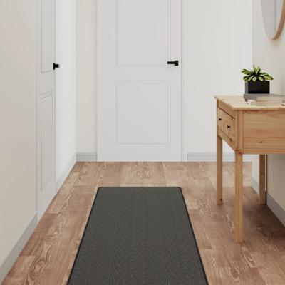 VidaXL Tapijtloper 50x300 cm sisal-look antracietkleurig