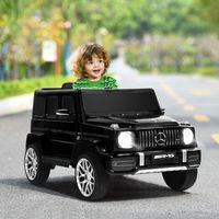 Mercedes Benz Elektrische Kinderauto met Muziek en Koplampen Jeep Auto 3-5 km/u Incl. 2,4G Afstandsbediening voor Kinderen 3+