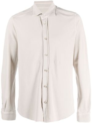 Circolo 1901 chemise en popeline Sabbia à coupe cintrée - Tons neutres