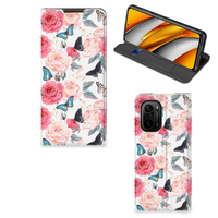 Xiaomi Mi 11i | Poco F3 Smart Cover Butterfly Roses - thumbnail