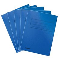 Blauwe dossiermappen voor A4 10x - thumbnail