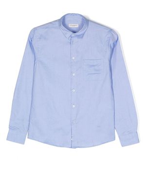 Paolo Pecora Kids chemise à manches longues - Bleu