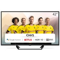 Chiq L42g6f - 42 Inch Android Tv - 2k Fhd(1920 * 1080) Hdr10 - Dolby Audio - Chromecast - thumbnail