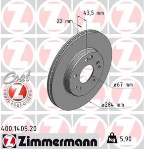 Remschijf Coat Z 400140520