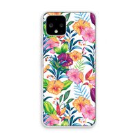 Tropisch 2: Pixel 4 Transparant Hoesje