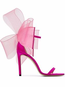 Jimmy Choo sandales Aveline 100 mm à design asymétrique - Rose