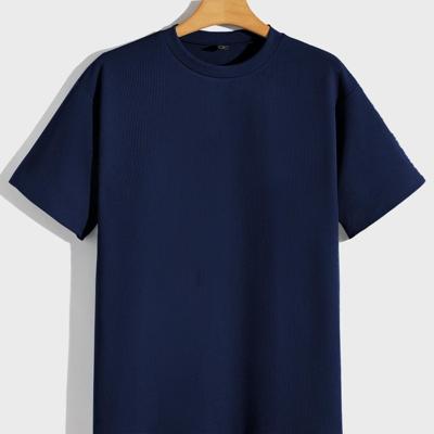 Bon&Bon Modomio Heren Oversized T-Shirt - Grijs - Drop Shoulder Donker blauw / M