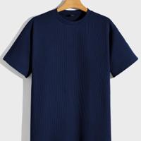 Bon&Bon Modomio Heren Oversized T-Shirt - Grijs - Drop Shoulder Donker blauw / M
