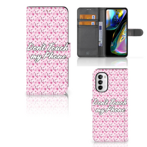 Motorola Moto G52 | Moto G82 Portemonnee Hoesje Flowers Pink DTMP