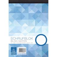 Notitieblok - A5 - schrijfblok met lijntjes - papier - 100 vellen