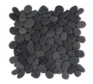 Stabigo Pebble Regular Swarthy Black mozaiek 30x30 cm multicolor mat