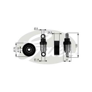 Spanrol Inclusief demper T38242