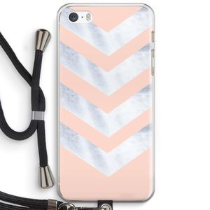 Marmeren pijlen: iPhone 5 / 5S / SE Transparant Hoesje met koord