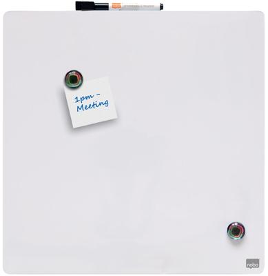Nobo Mini whiteboard, magnetisch, tegel zonder lijst, 36 x 36 cm