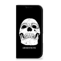 Mobiel BookCase iPhone 16 Pro Skull Eyes