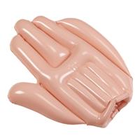 Opblaasbare zwaai handen van 50 cm - grote nep handen - kunststof Opblaasbare zwaai handen van 50 cm - grote nep handen - kunststof