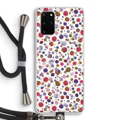 Planets Space: Samsung Galaxy S20 Plus Transparant Hoesje met koord