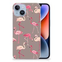 Apple iPhone 14 TPU Hoesje Flamingo