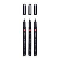 Talens • pigment fineliner set vet, 3 stuks