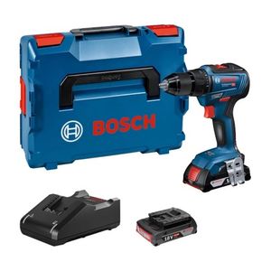 Bosch Blauw GSR 18V-55 Professional | Accu Schroefboormachine | L-BOXX 136 | GBA 18V 2.0Ah - 06019H5201