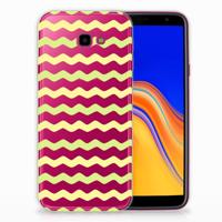 Samsung Galaxy J4 Plus (2018) | TPU bumper | Waves Yellow