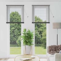 Raam Blind met gordijnen Anders Donkergrijs 80 x 220 cm Aluminium