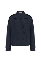 Cato bonded trenchcoat - dark blue - 12480