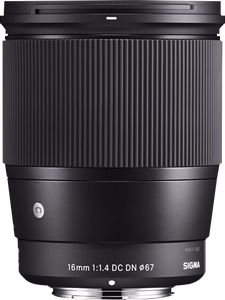 Sigma 16mm F1.4 DC DN | C MILC Groothoeklens Zwart