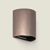 Wandlamp goud &apos;Xenia&apos; glad led lamp downlighter metaal gu10 led 10 cm