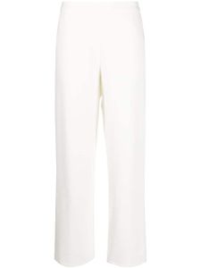 Stefano Mortari pantalon droit à taille élastiquée - Blanc
