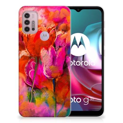 Hoesje maken Motorola Moto G30 | G10 Tulips Hoesje maken Motorola Moto G30 | G10 Tulips