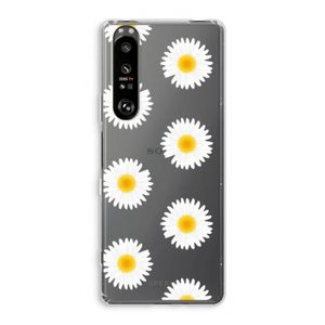 Margrietjes: Sony Xperia 1 III Transparant Hoesje