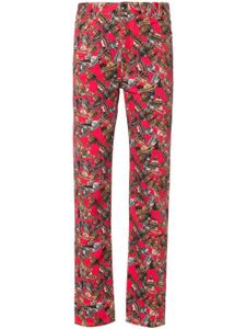 Vivienne Westwood jean taille basse W Harris à coupe droite - Rouge