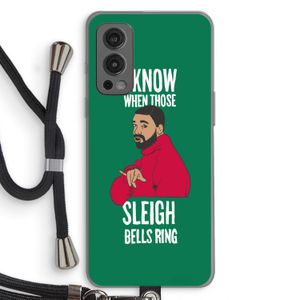 Sleigh Bells Ring: OnePlus Nord 2 5G Transparant Hoesje met koord