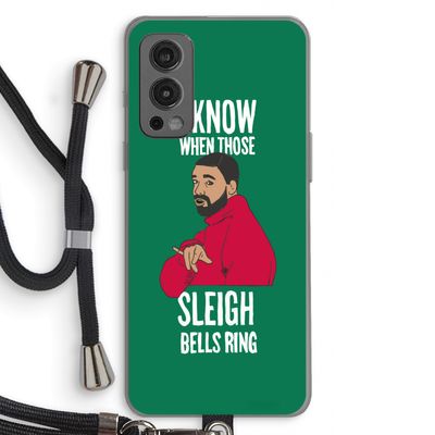 Sleigh Bells Ring: OnePlus Nord 2 5G Transparant Hoesje met koord