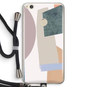 Lindo: Huawei Ascend P8 Lite (2017) Transparant Hoesje met koord