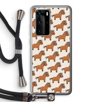 Pony: Huawei P40 Pro Transparant Hoesje met koord