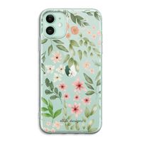 Botanical sweet flower heaven: iPhone 11 Transparant Hoesje