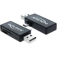 Delock 91731 Micro USB OTG-kaartlezer + USB A-stekker - thumbnail