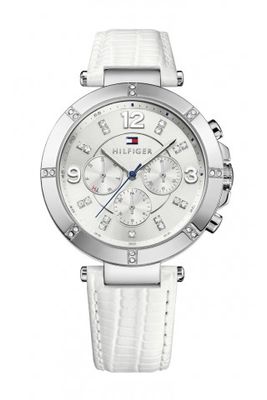 Horlogeband Tommy Hilfiger TH-246-3-14-1852S / TH679301837 Leder Wit 12mm