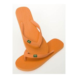 Oranje teenslippers voor dames One size  -