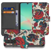 Samsung Galaxy A17 Old Skool Hoesje PU-Leer Met 3 Pasjes