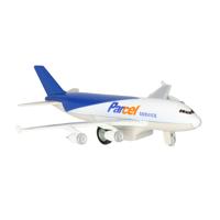 Goki Speelgoed Vliegtuig - 19 cm - blauw/wit - pull back motor - kinderen Goki Speelgoed Vliegtuig - 19 cm - blauw/wit - pull back motor - kinderen