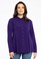 Yoek Blouse kort A-lijn | Paars | Maat 42/44