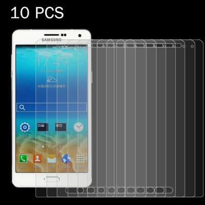 10st voor Galaxy A7 0 26 mm 9 H + oppervlaktehardheid 2.5D explosieveilige gehard glas Film