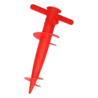 Parasolhouder - Rood - Parasolboor - 30 cm - Parasolharing - D 2,5 cm