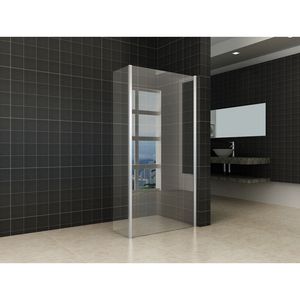 Inloopdouche Wiesbaden met zijwand 30cm 90x200cm 8mm NANO coating