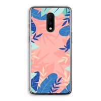 Tropisch: OnePlus 7 Transparant Hoesje