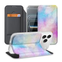 Apple iPhone 17 Pro Smart Cover Hoesje Watercolor Light